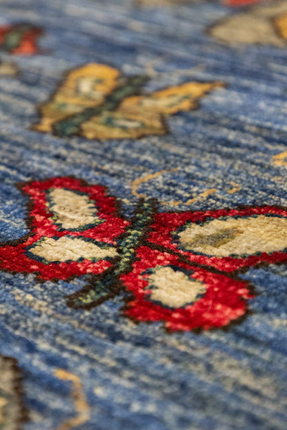 Butterfly In The Sky Handwoven Contemporary Rug, J86204