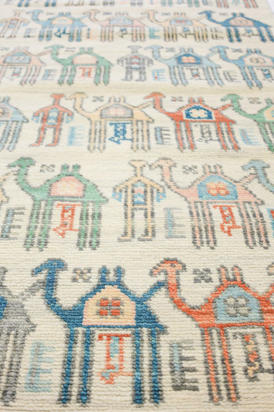 Camels Handwoven Contemporary Rug, J73647