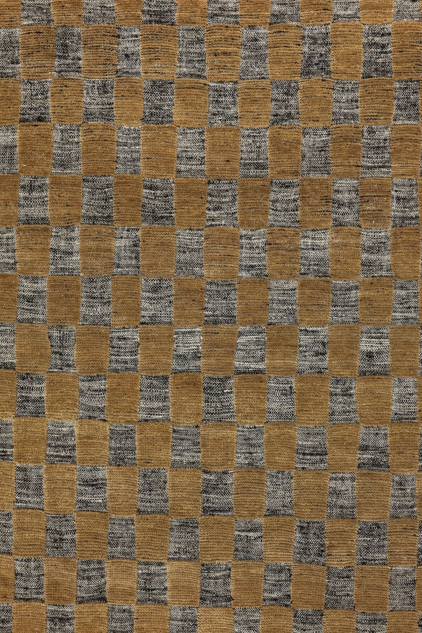 Checked Handwoven Contemporary Rug, J80847