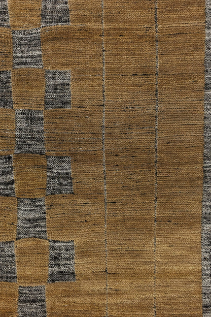 Checked Handwoven Contemporary Rug, J80847