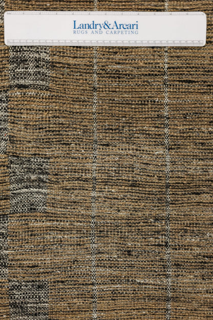 Checked Handwoven Contemporary Rug, J80847