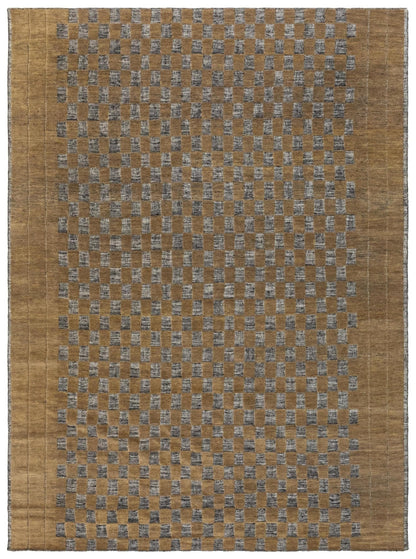 Checked Handwoven Contemporary Rug