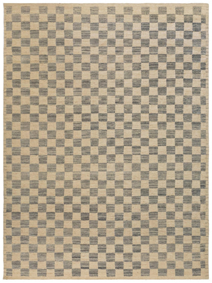 Checkerboard Handwoven Contemporary Rug