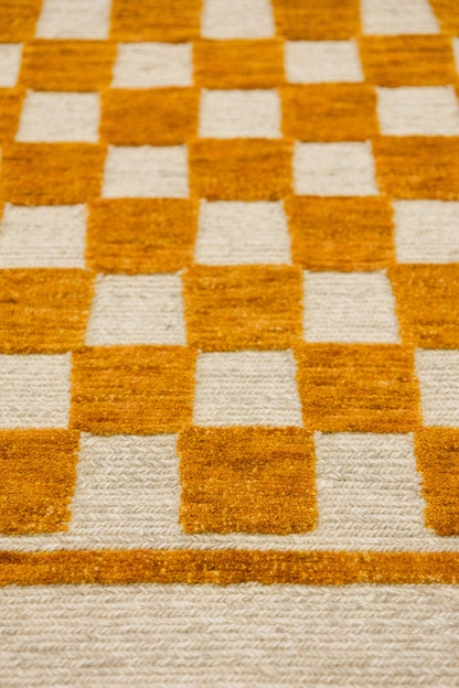 Checkmate Handwoven Contemporary Rug