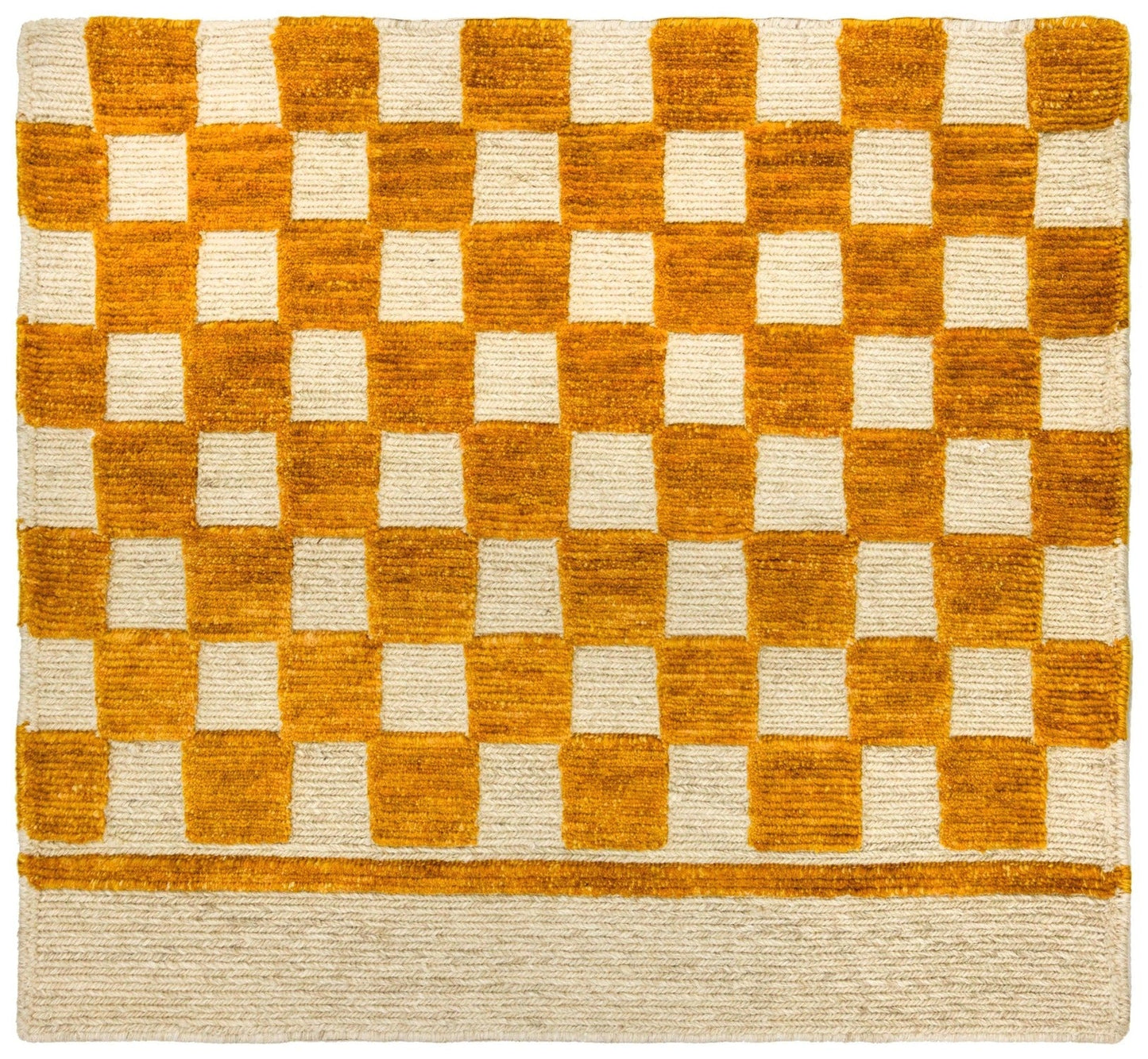 Checkmate Handwoven Contemporary Rug