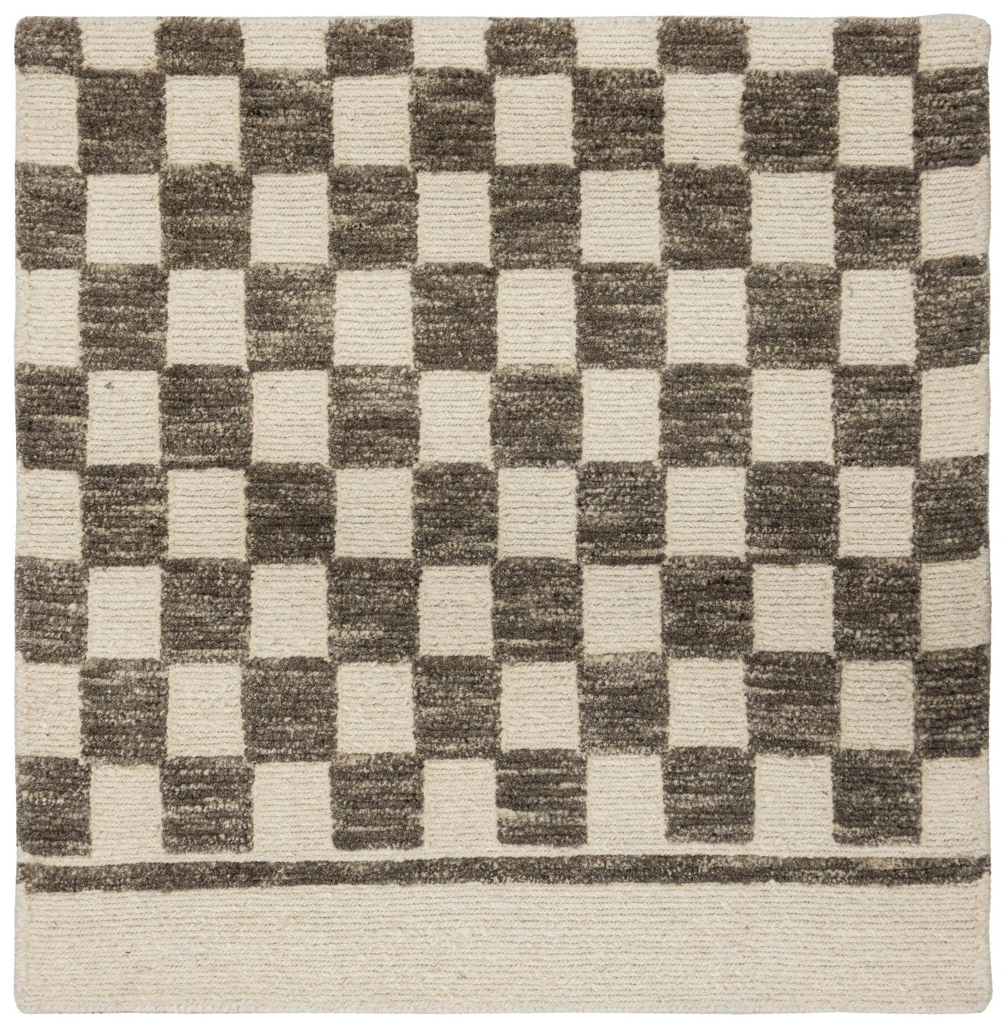 Checkmate Handwoven Contemporary Rug