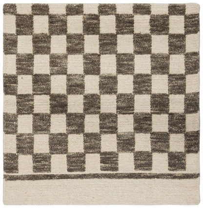 Checkmate Handwoven Contemporary Rug