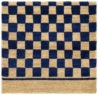 Checkmate Handwoven Contemporary Rug