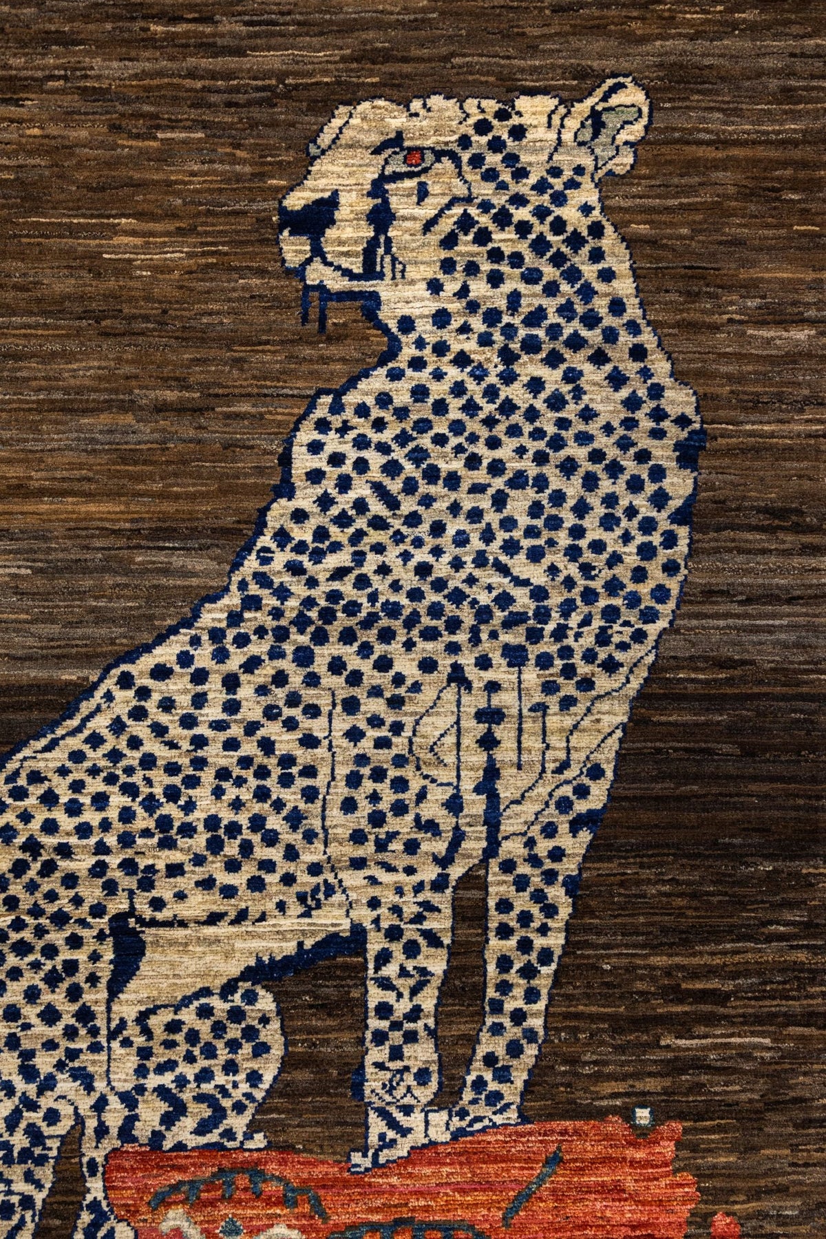 Cheetah Handwoven Contemporary Rug, J86187