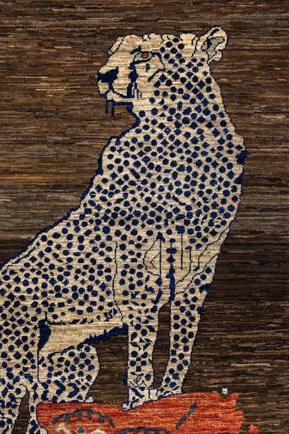 Cheetah Handwoven Contemporary Rug, J86187