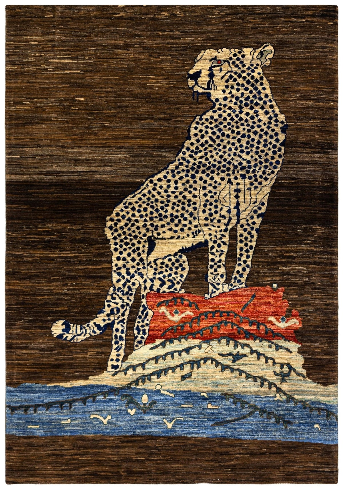 Cheetah Handwoven Contemporary Rug