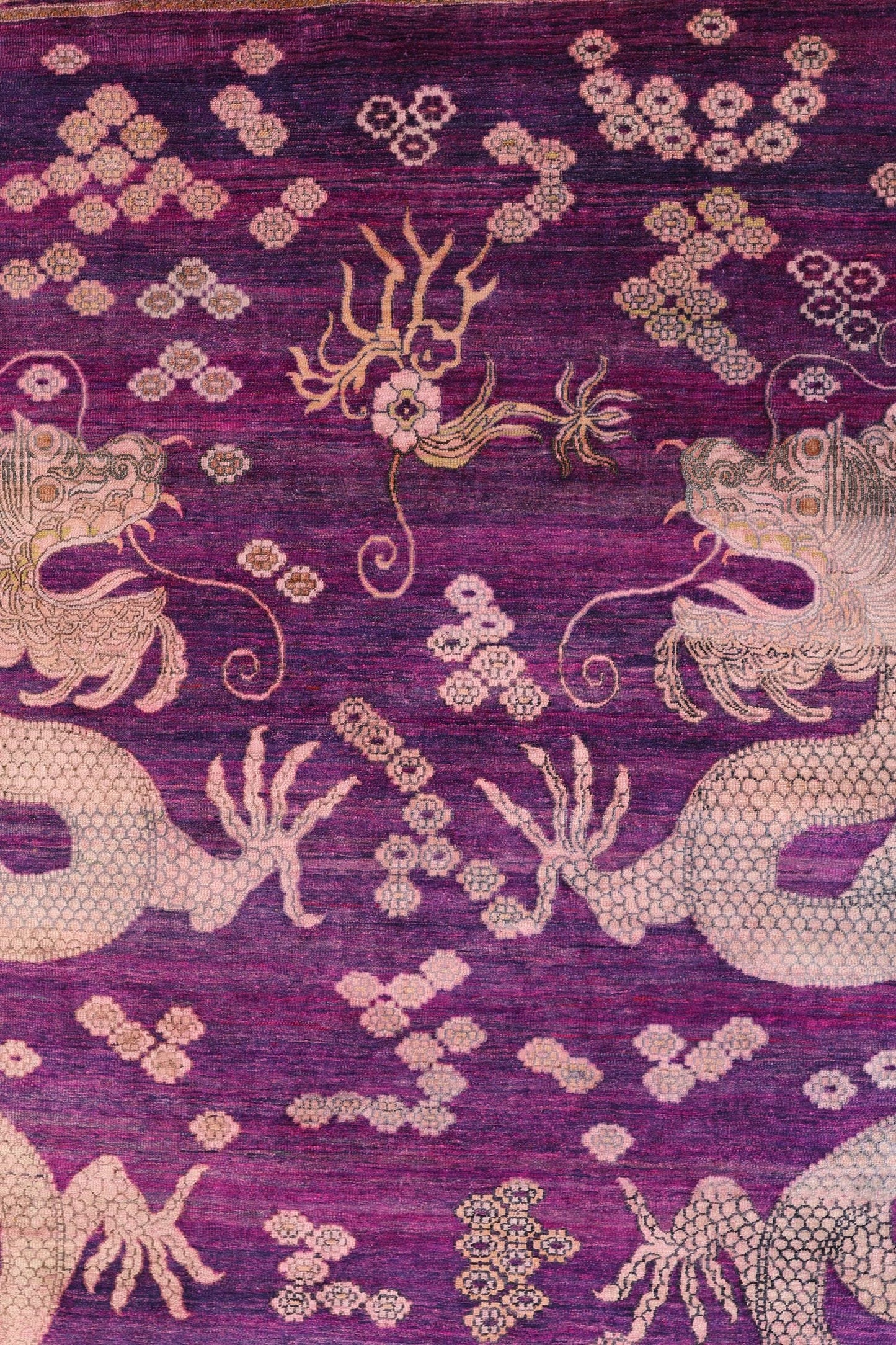 Dragon Handwoven Contemporary Rug, J80560