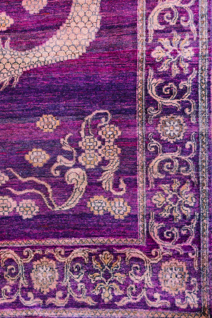 Dragon Handwoven Contemporary Rug, J80560