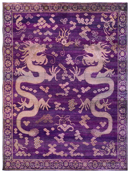 Dragon Handwoven Contemporary Rug