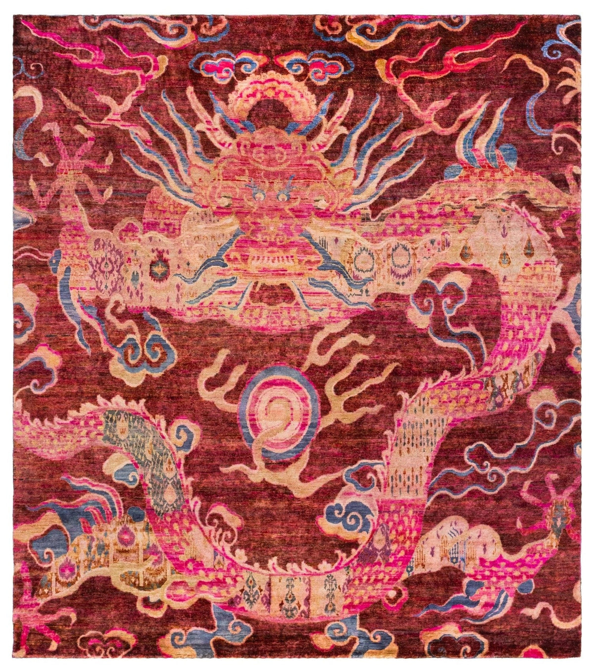 Dragon Handwoven Contemporary Rug