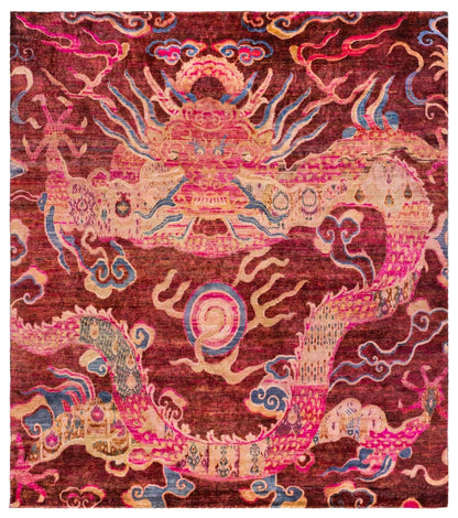 Dragon Handwoven Contemporary Rug