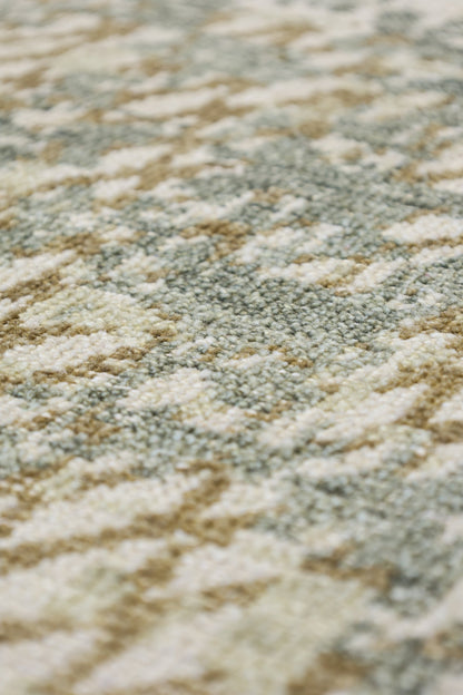 Erased Sine Wave Handwoven Contemporary Rug, J80011