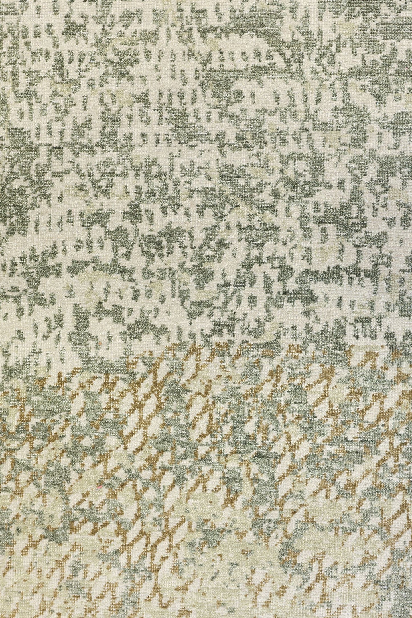 Erased Sine Wave Handwoven Contemporary Rug, J80011