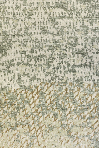 Erased Sine Wave Handwoven Contemporary Rug, J80011
