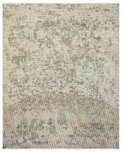 Erased Sine Wave Handwoven Contemporary Rug