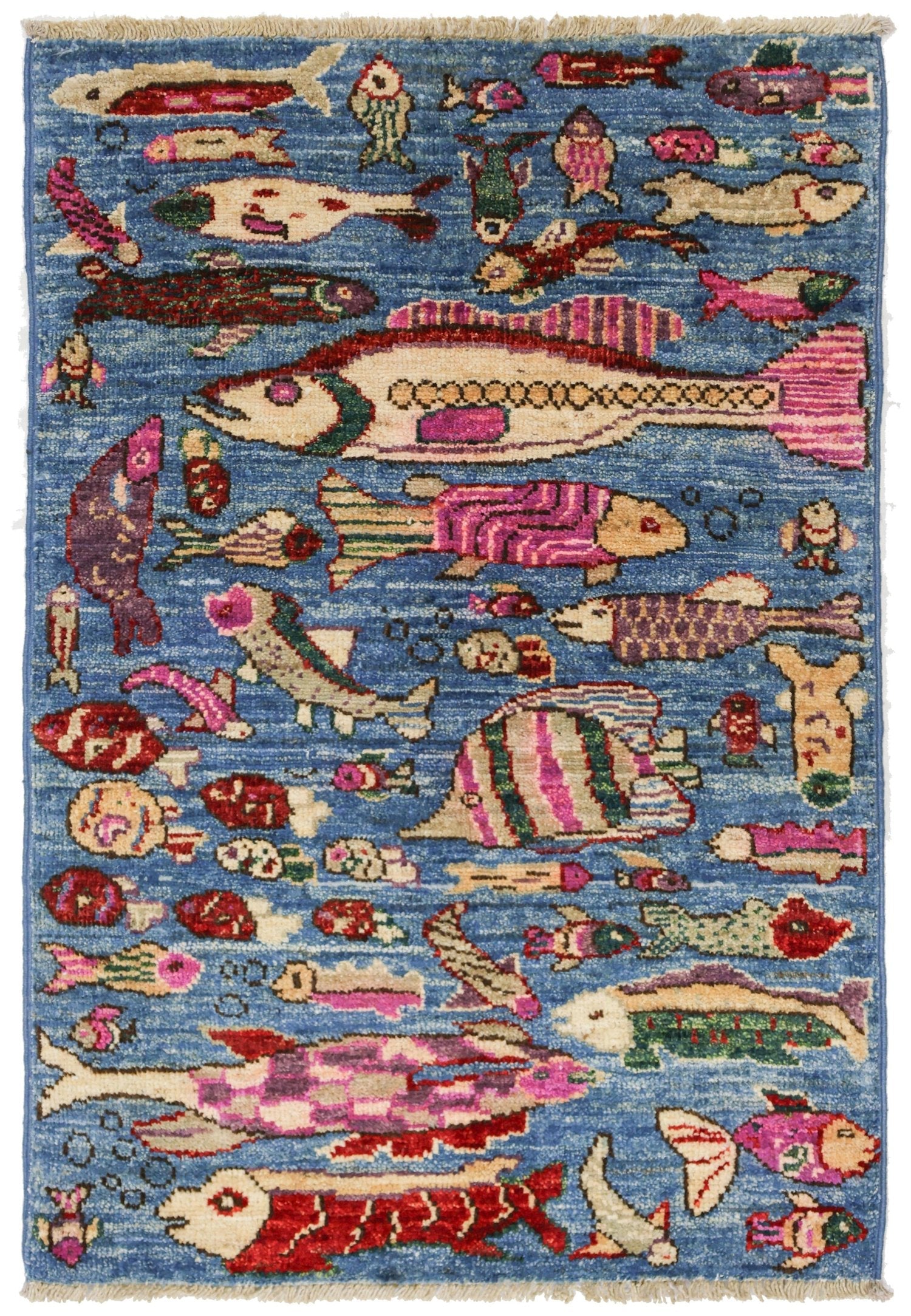 Fish Handwoven Contemporary Rug | Landry & Arcari – Landry & Arcari ...