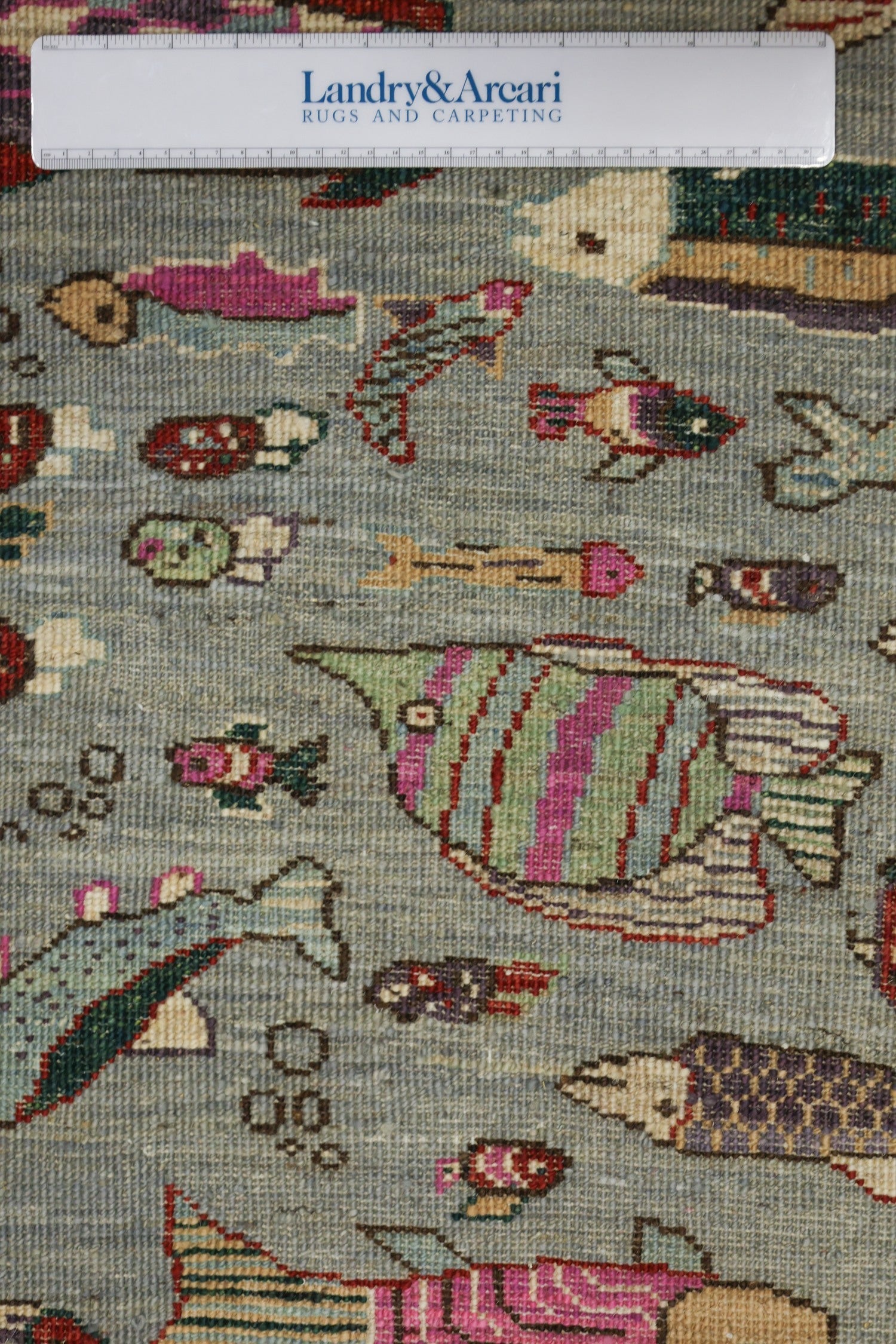 Fish Handwoven Contemporary Rug, J75604