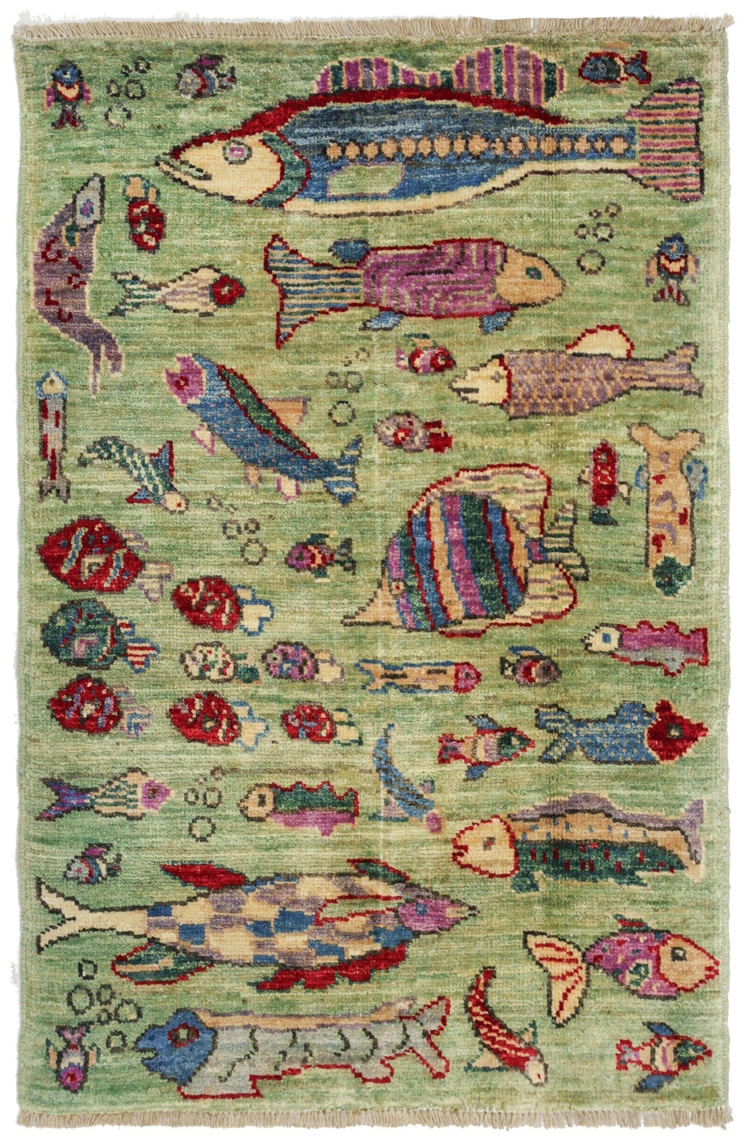Fish Handwoven Contemporary Rug | Landry & Arcari