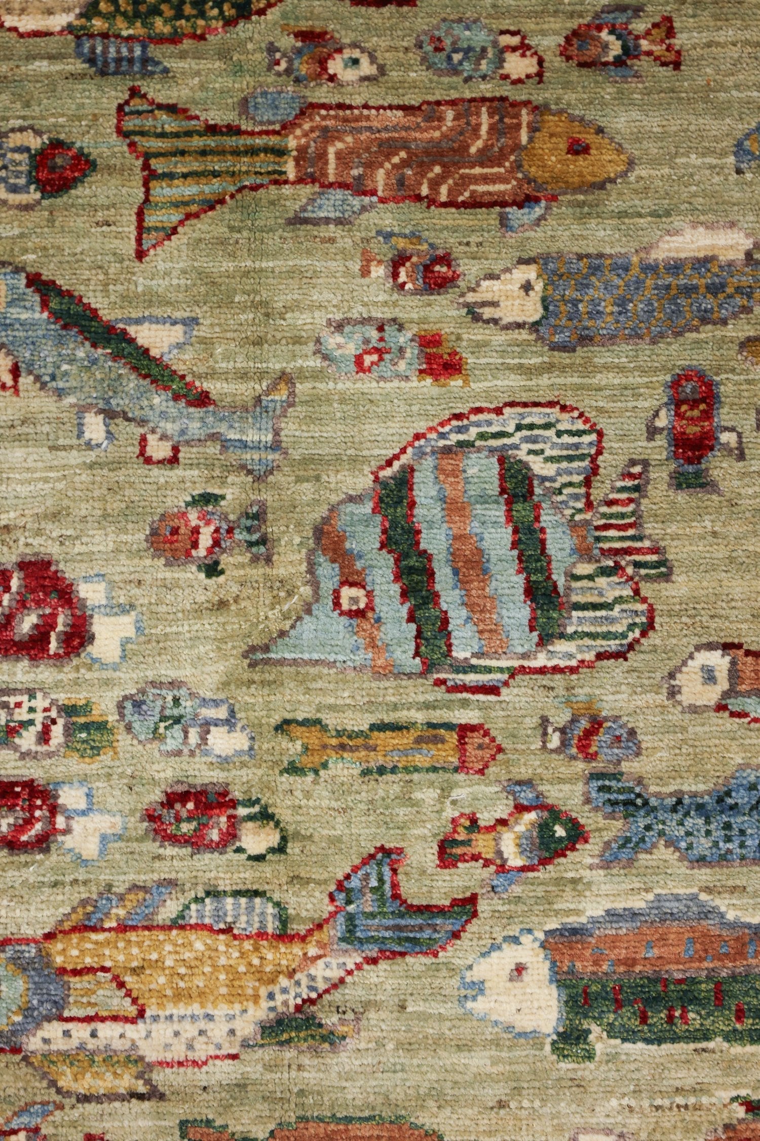 Fish Handwoven Contemporary Rug | Landry & Arcari