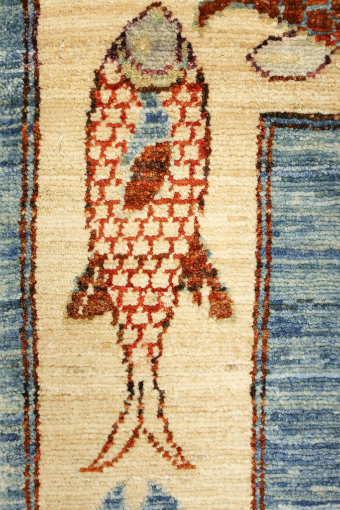 Fish Handwoven Contemporary Rug | Landry & Arcari