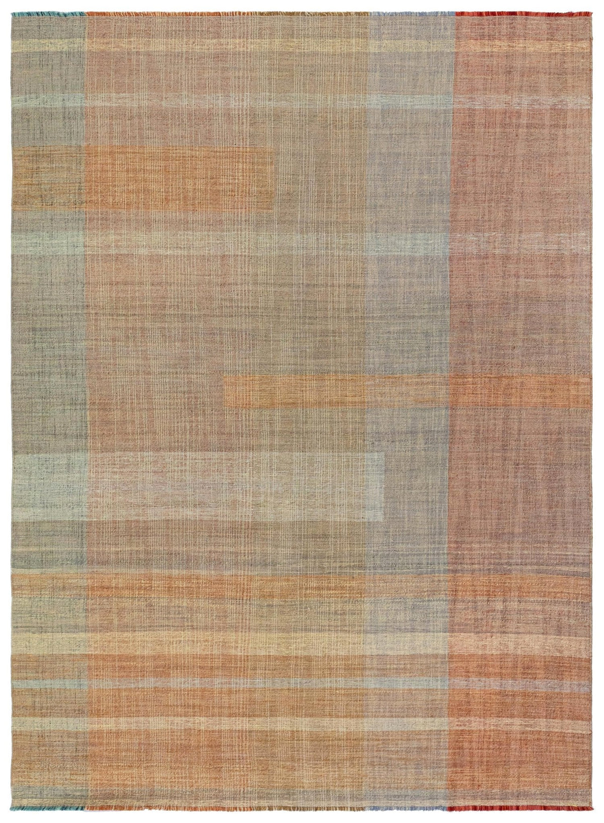 Flat Madras Handwoven Contemporary Rug