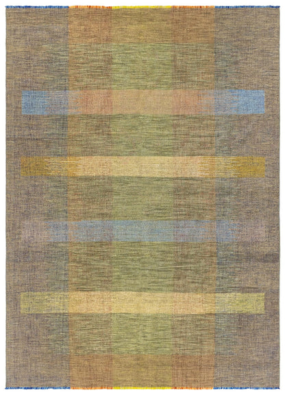 Flat Madras Handwoven Contemporary Rug