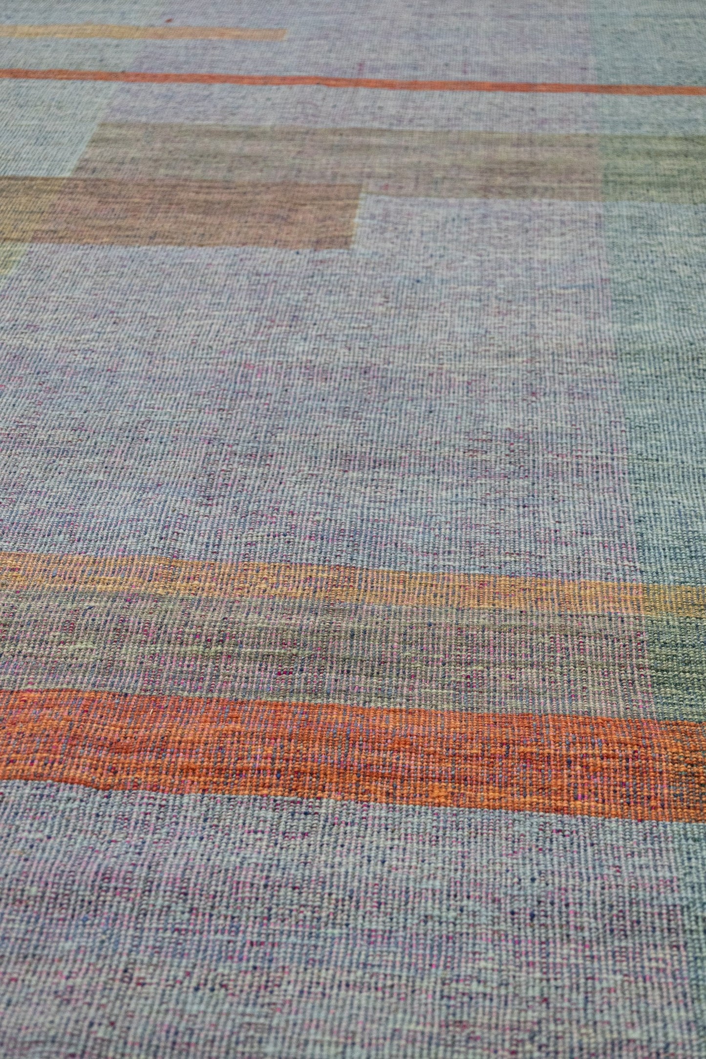 Flat Madras Handwoven Contemporary Rug, J89075