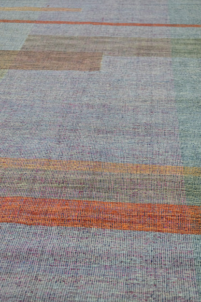 Flat Madras Handwoven Contemporary Rug, J89075