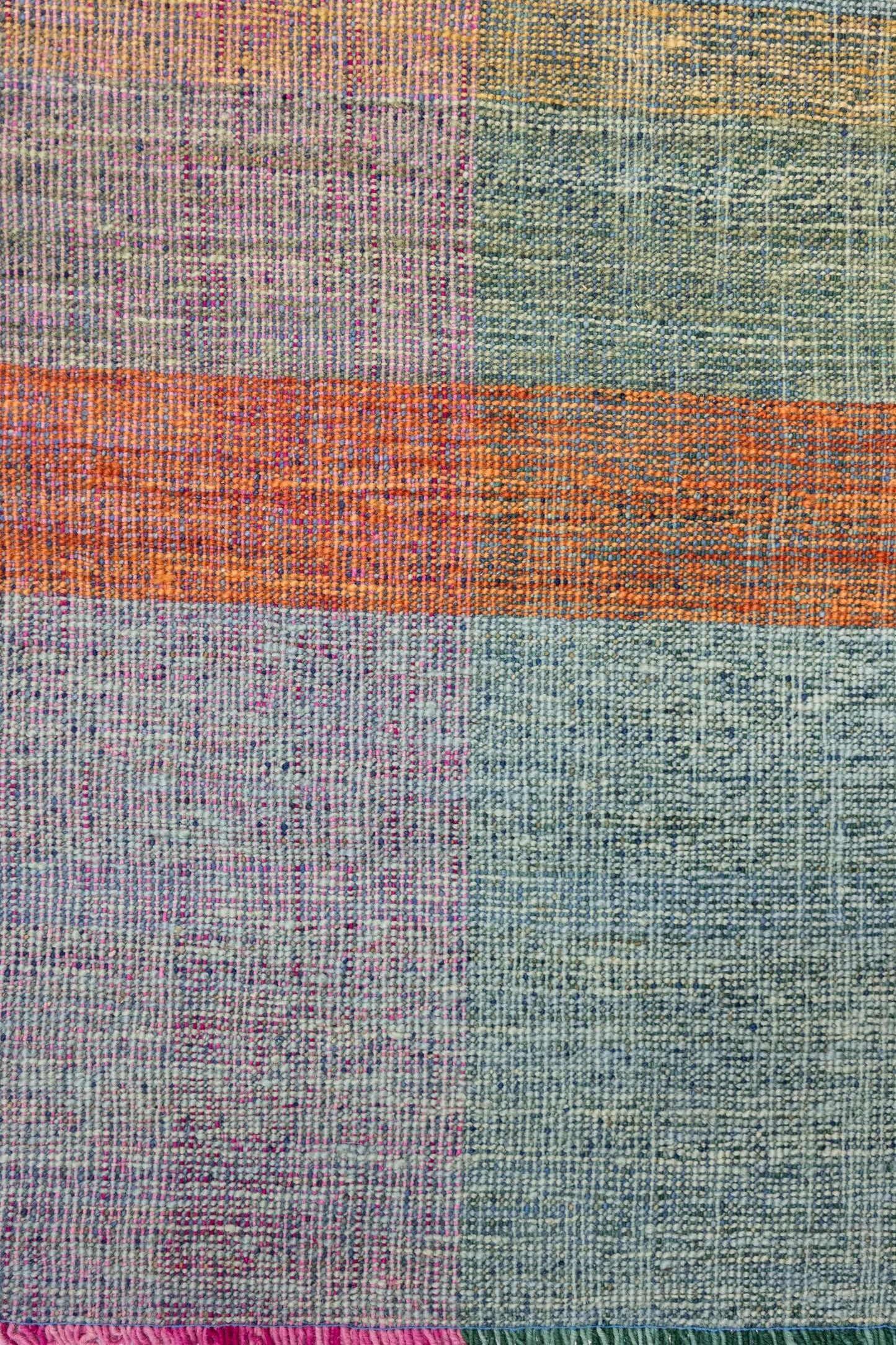 Flat Madras Handwoven Contemporary Rug, J89075