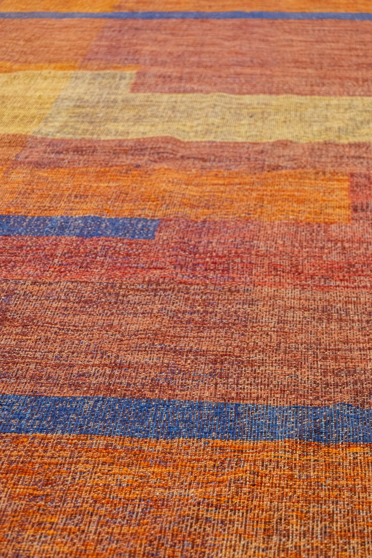 Flat Madras Handwoven Contemporary Rug, J89100