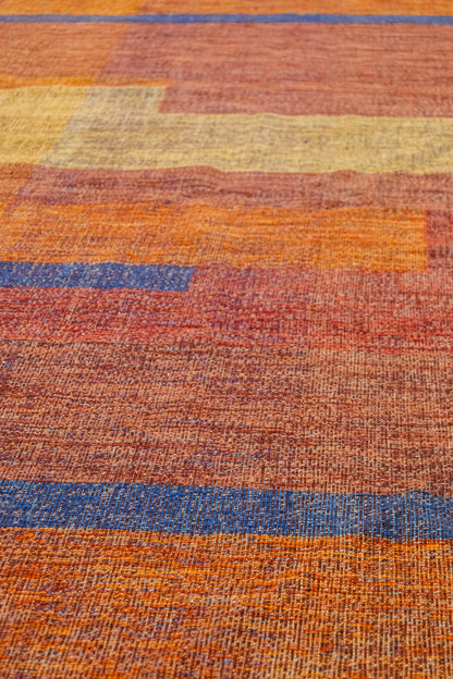 Flat Madras Handwoven Contemporary Rug, J89100