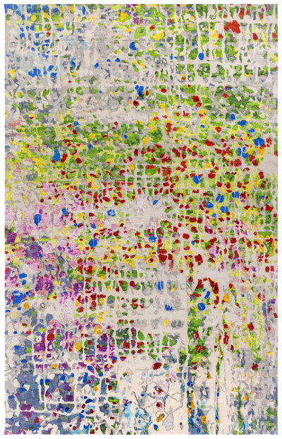 Fractured Garden Vi Handwoven Contemporary Rug