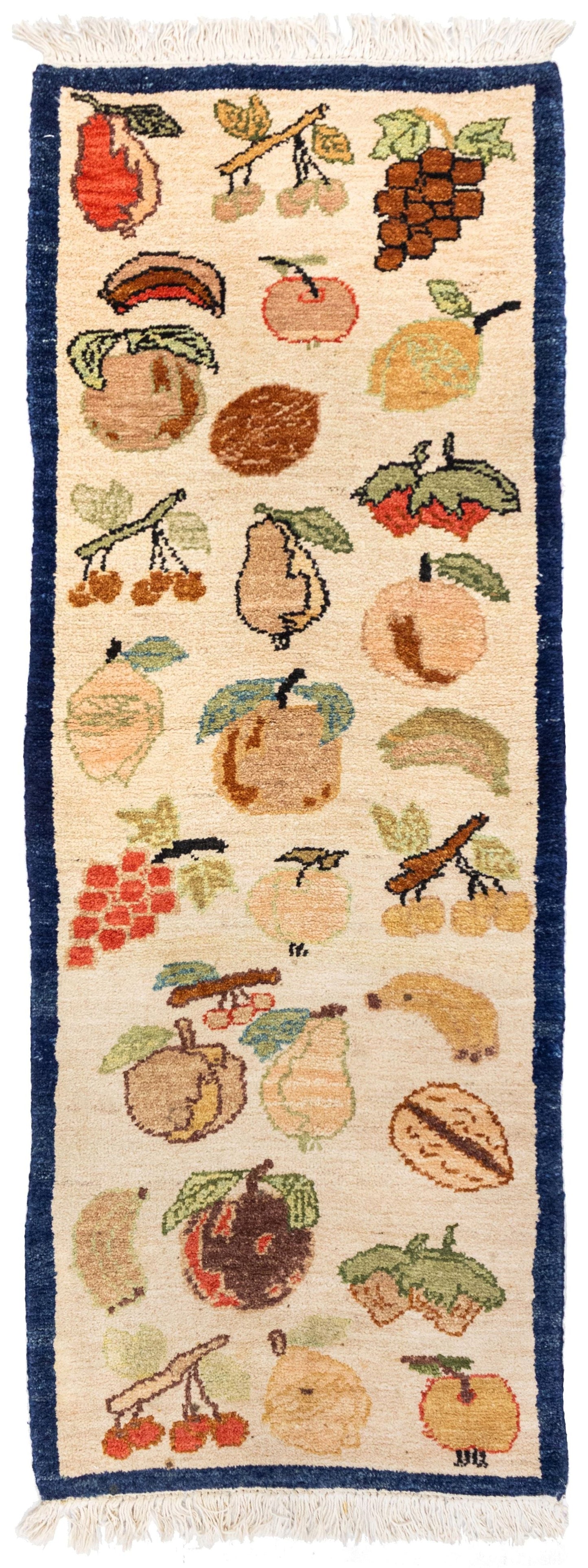  Fruitful Basket Handwoven Contemporary Rug