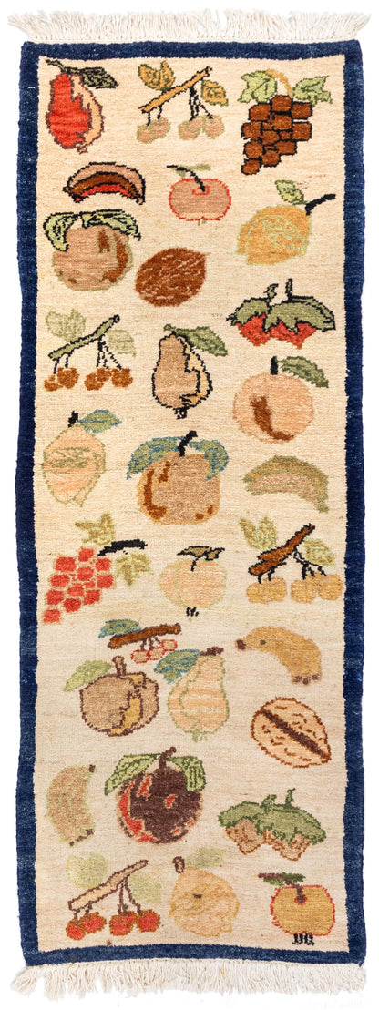  Fruitful Basket Handwoven Contemporary Rug