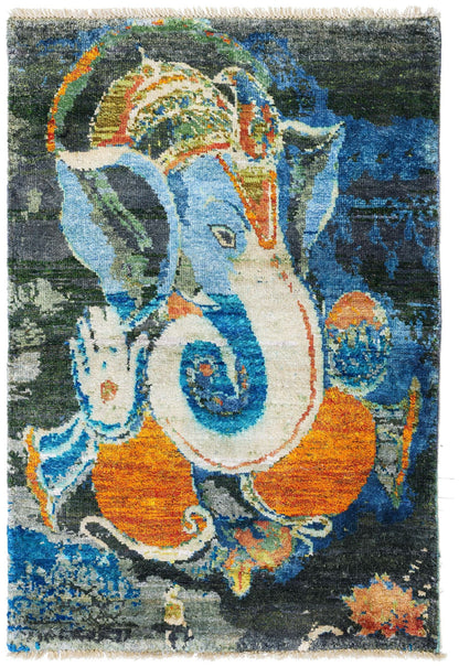 Ganesh Handwoven Contemporary Rug