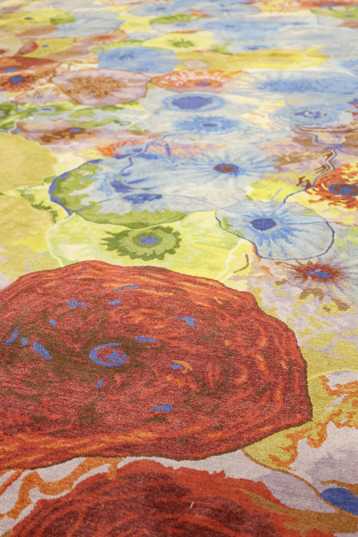 Glass Flowers Handwoven Contemporary Rug | Landry & Arcari – Landry ...