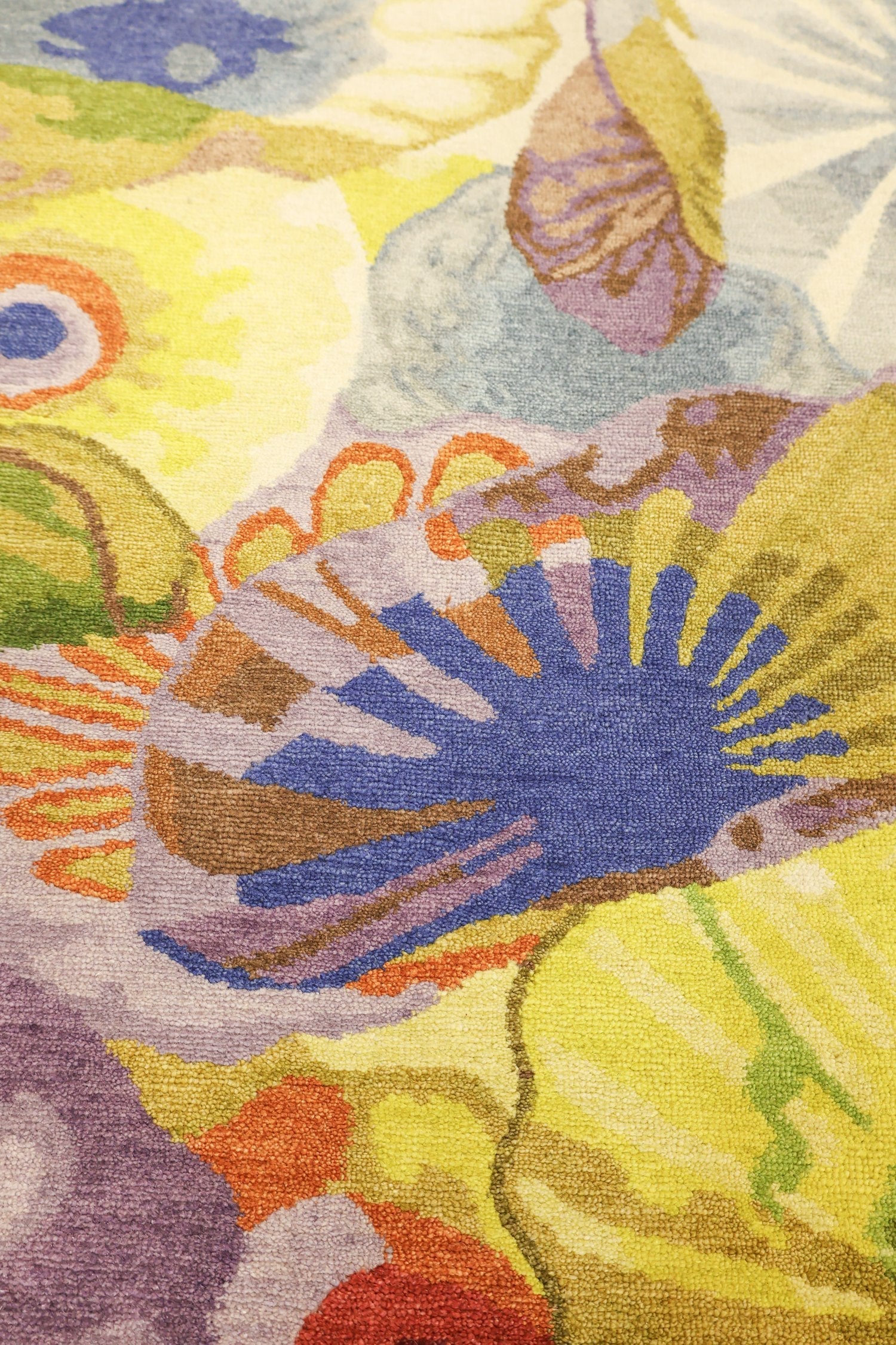 Glass Flowers Handwoven Contemporary Rug | Landry & Arcari – Landry ...