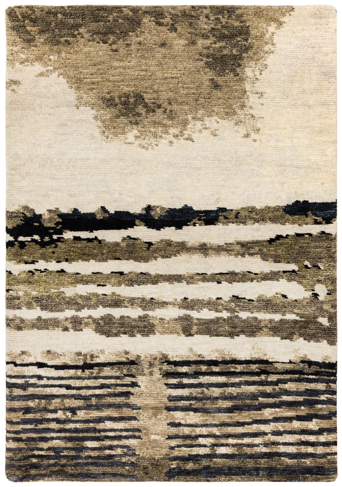 Harbor Fog Handwoven Contemporary Rug