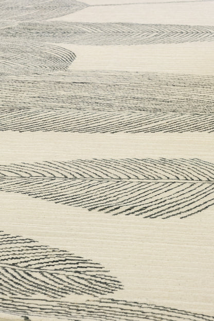 Heather Feather Handwoven Contemporary Rug, J80765