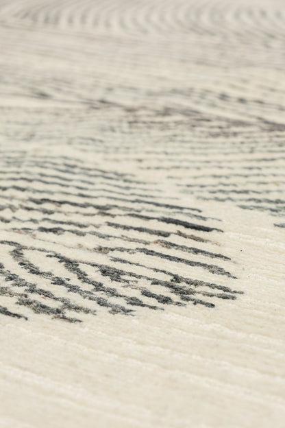 Heather Feather Handwoven Contemporary Rug, J80765