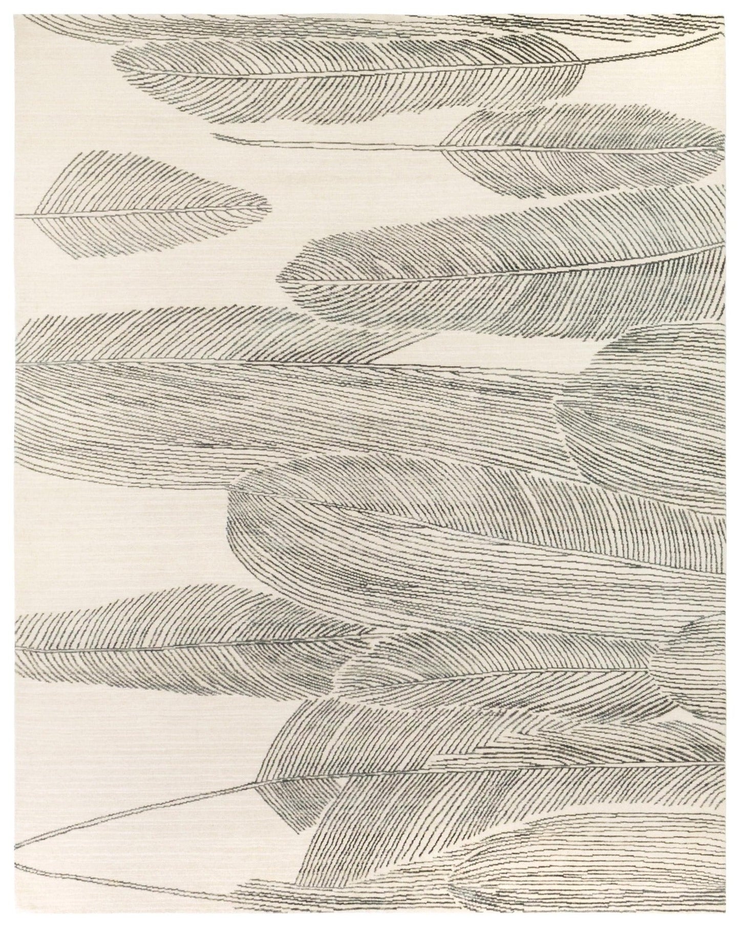 Heather Feather Handwoven Contemporary Rug