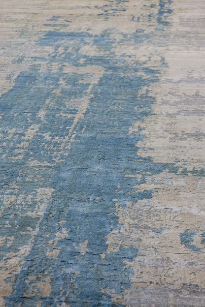 Hibiscus Handwoven Contemporary Rug, J86991