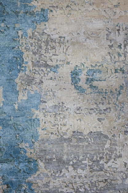 Hibiscus Handwoven Contemporary Rug, J86991