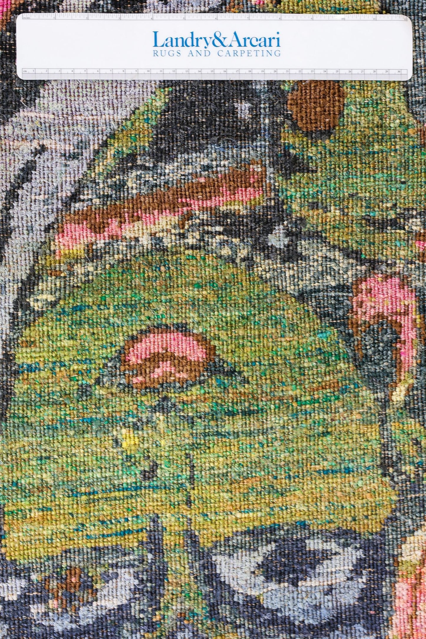 Hindi Art Handwoven Contemporary Rug, J80572