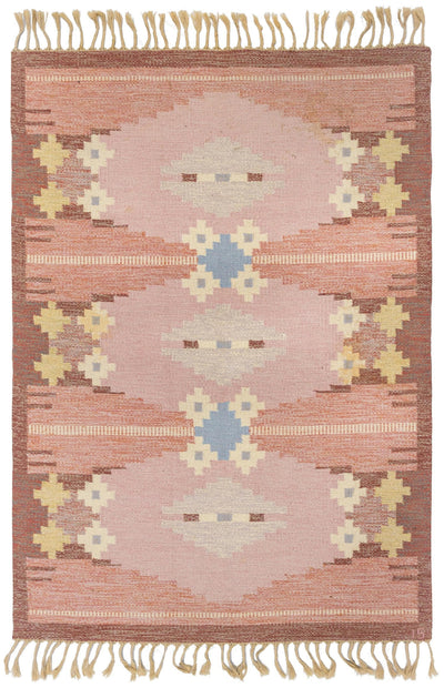Vintage Ingegerd Silow Handwoven Contemporary Rug
